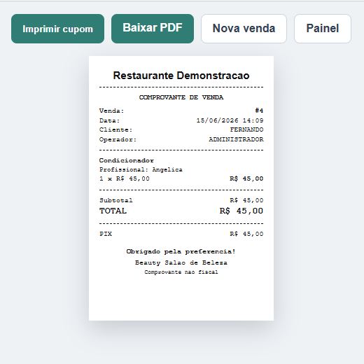 Comprovante de venda