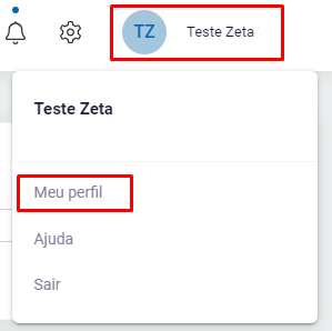 Tela do ZWeb