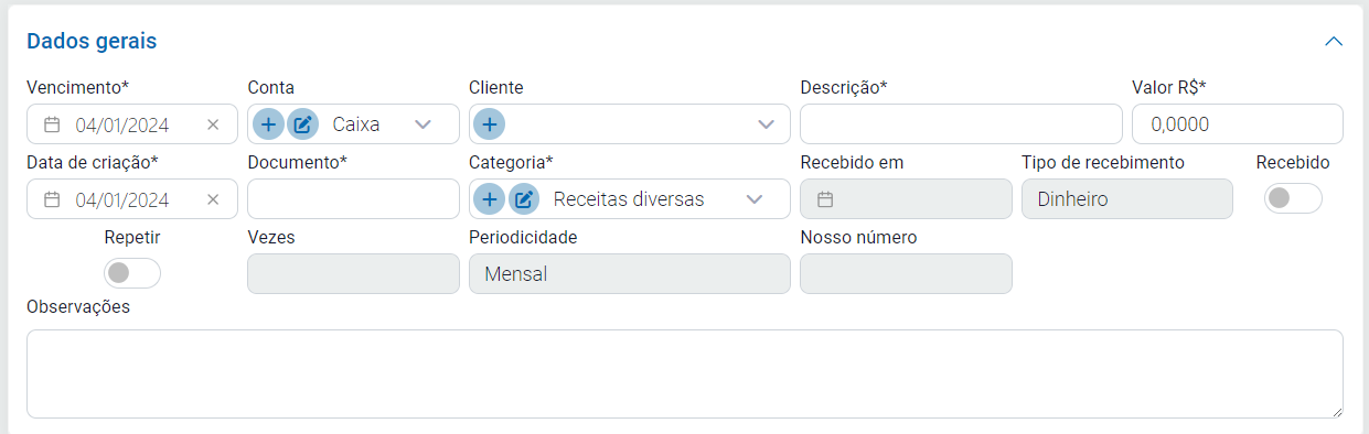 Tela do ZWeb