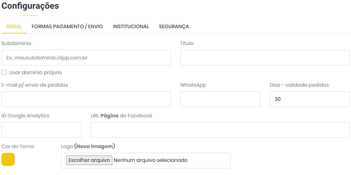 Tela do ZWeb