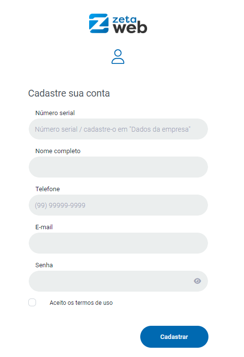 Tela do ZWeb